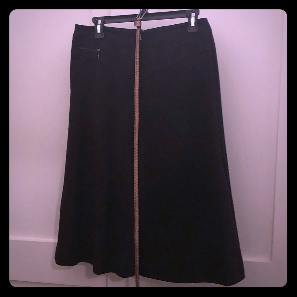 Worthington Black belted Skirt